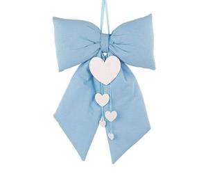 FIOCCO TESSUTO IMBOTTITO AZZURRO C.CUORE D'APP.