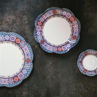 PIATTO ANEMONE LECOQ D. 20 EBE BONE CHINA