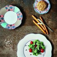 PIATTO ANEMONE LECOQ D. 32 EBE BONE CHINA