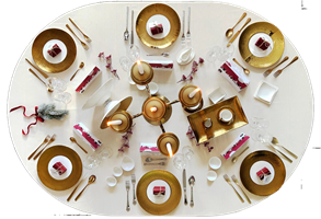 PIATTO PASTA BOWL GOLD D.24 H.6 DERAS