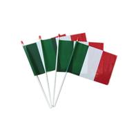 BANDIERA PVC ITALIANA CON ASTA 20X30 CM.50