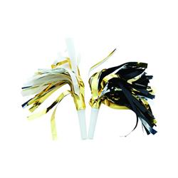 TROMBETTE PARTY ORO/NERO PZ.6