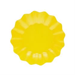 PIATTI CARTA MONOCOLORE CM.27 PZ.8 GIALLI