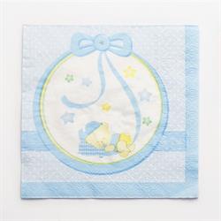 TOVAGLIOLI 33X33 3V. PZ.16 NASCITA CELESTE