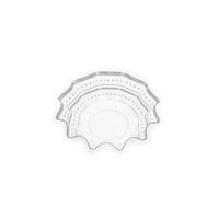 CONTENITORE FAZZOLETTO  PET ARGENTO CM.16