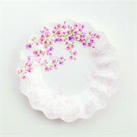 PIATTI CARTA DECORATI CM.21 FIOR DI GLICINE PZ.8