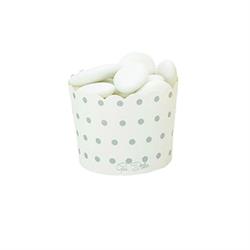 PIROTTINI CUPCAKE CM.5  PZ.20 POIS ARGENTO