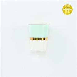 BICCHIERE CARTA 250CC.  CHIC AZZURRO PZ.8