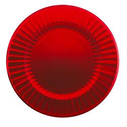 SOTTOPIATTI ROUND SHAPE D.33 SATIN RED PZ.6