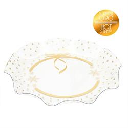 VASSOIO PET RIUT. XSTMAS GOLD  D.32