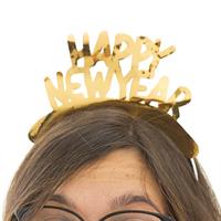 CERCHIETTO HAPPY NEW YEAR GOLD PZ.4
