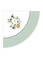 TOVAGLIOLI 33X33 3V PZ. 16 XSTMAS SMERLO TONDO NOEL MINT