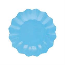 PIATTI CARTA MONOCOLORE CM.21 PZ.8 TURCHESE