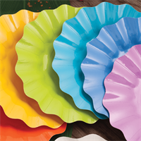 PIATTI CARTA MONOCOLORE CM.21 PZ.8 AVORIO