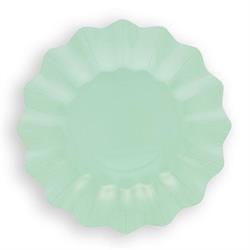 PIATTI CARTA MONOCOLORE CM.27 PZ.8 MENTA