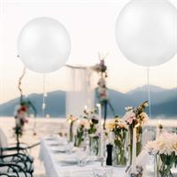 PALLONI MAX D.50 TONDO  BIANCO PERLATO PZ.6