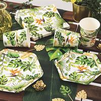 BICCHIERI CARTA 250 CC. PZ.8 GARDEN JUNGLE