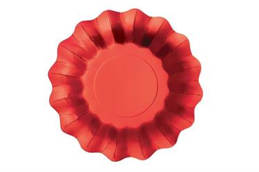 PIATTI ROUND SHAPE D.27 RED SATIN PZ.8