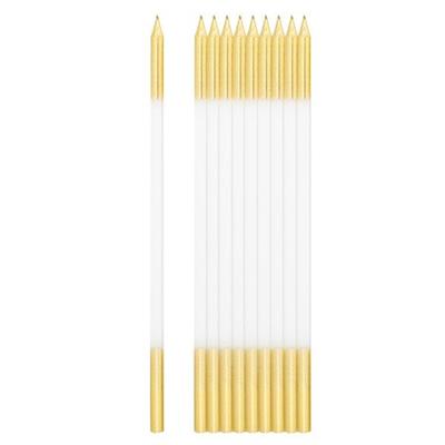 CANDELINE STELO CM.15 PZ.10 WHITE GOLD