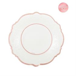 PIATTI CARTA LIBERTY ROSE GOLD CM.21 PZ.8