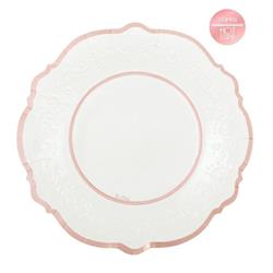PIATTI CARTA LIBERTY ROSE GOLD CM.27 PZ.8