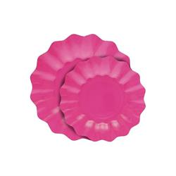 PIATTI CARTA MONOCOLORE CM.21 PZ.8 FUCSIA