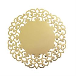 SOTTOPIATTI D.33 LASER GOLD PZ.4