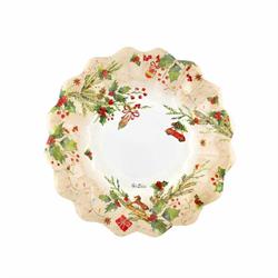 PIATTI NEW SHAPE D.24 JINGLE BELLS PZ.8 FONDO