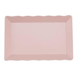 VASSOIO MELAMINA 20X30  ROSA