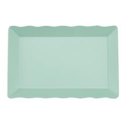 VASSOIO MELAMINA 20X30  VERDE MENTA