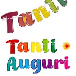 FESTONE TANTI AUGURI COLORS MT.2