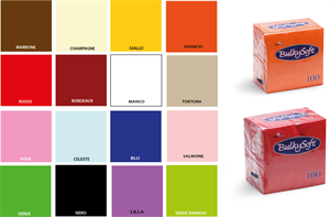 TOVAGLIOLI 25X25 2 VELI 100 PZ. ARANCIO