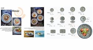 PIATTO BONNA PIANO CM.21 MOSAIC   ###