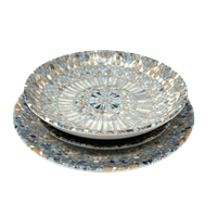 PIATTO BONNA FONDO CM.23 CL.100 MOSAIC   ###