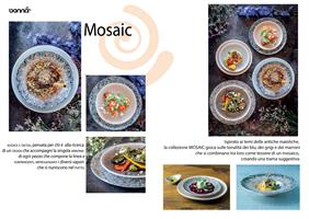 PIATTO BONNA PASTA BOWL CM.28 CL.40 MOSAIC   ###