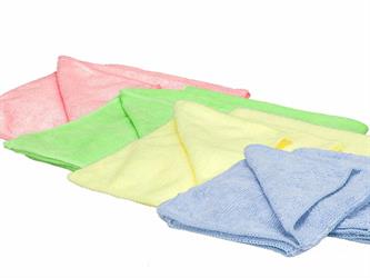 PANNO MICROFIBRA TERRY  MULTIUSO CM.40X40 AZZURRO