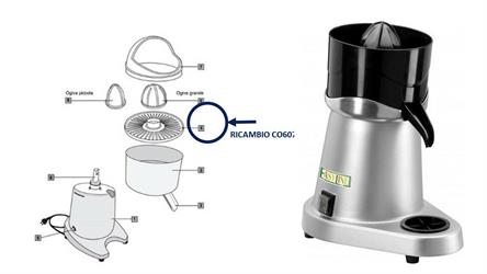 FILTRO SPREMIAGRUMI CJ4 EASY
