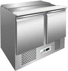 SALADETTE REFRIGERATA   INOX +2°+8°C 105X70X85H.  C/POLIETILENE