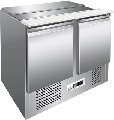 SALADETTE REFRIGERATA   INOX +2°+8°C 105X70X85H.  C/POLIETILENE