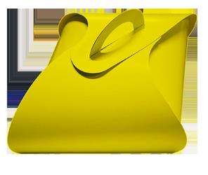 SCATOLA COLOMBA GALA GR.500 GIALLA 29X38,5