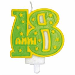 CANDELINA NUMERALE 18 ANNI