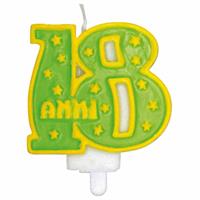 CANDELINA NUMERALE 18 ANNI