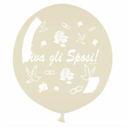 PALLONE MONGOLFIERA W GLI SPOSI  CM.95 PZ.1