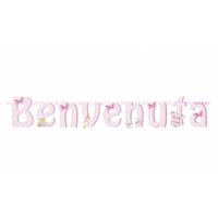 FESTONE BENVENUTA BABY ROSA