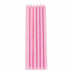 CANDELINE MEZZO STELO   PZ.12 CM.15 ROSA