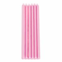 CANDELINE MEZZO STELO   PZ.12 CM.15 ROSA