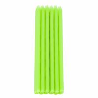 CANDELINE MEZZO STELO   PZ.12 CM.15 VERDE LIME