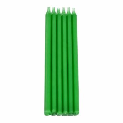 CANDELINE MEZZO STELO   PZ.12 CM.15 VEDRE SCURO