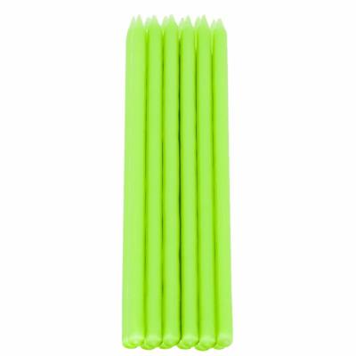 CANDELINE MEZZO STELO   PZ.6 CM.23 VERDE LIME