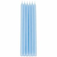 CANDELINE MEZZO STELO   PZ.6 CM.23 CELESTE